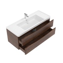 Meuble-lavabo Mural Simple Fiori 48" Rosewood