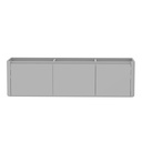 Vanité Murale Luna Sup 71" Gris Laqué