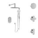 Ensemble complet de douche thermostatique pression équilibrée sans manette