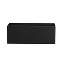 Vanité Murale Omaha 48" Noir Jais avec Tiroirs Led - pour Lavabo Gauche