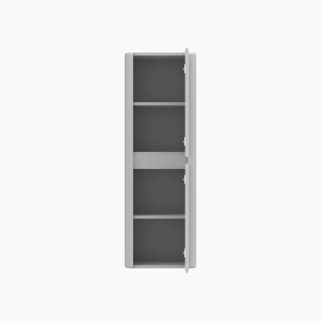 Armoire murale Luna 18" gris laqué