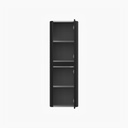 Armoire murale Luna 18" noir laqué