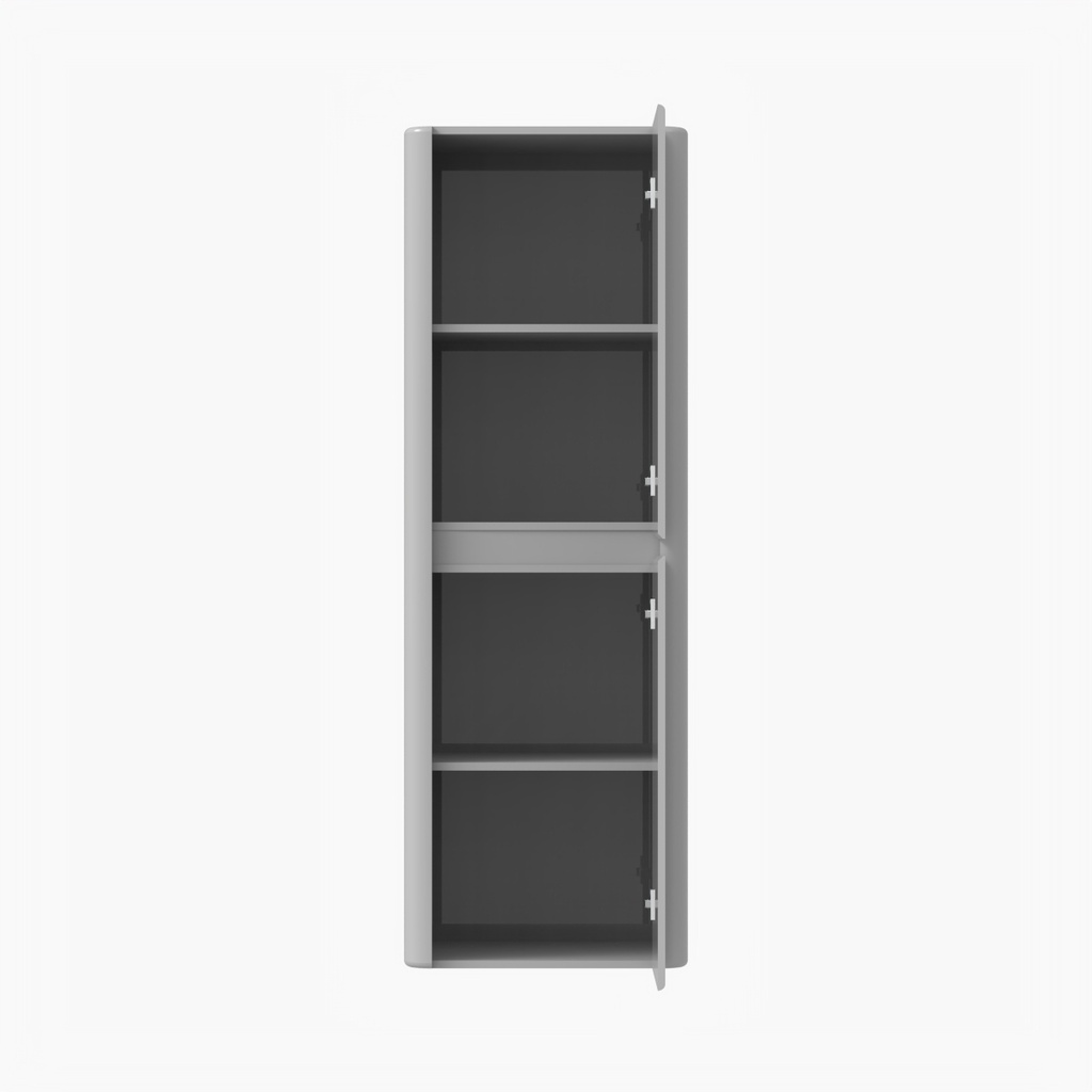 Armoire murale Luna 20" gris laqué