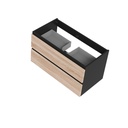 Vanité Sidney 36" - Noir Mat