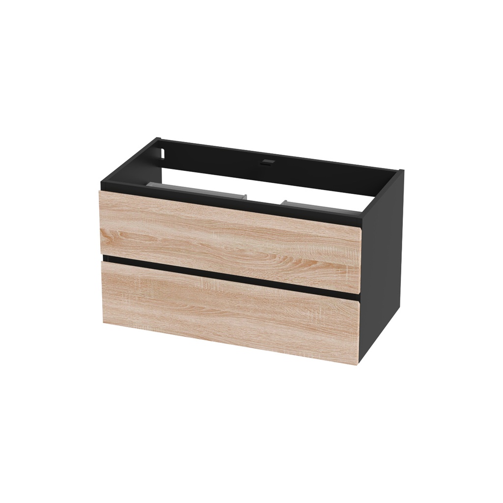 Vanité Sidney 36" - Noir Mat