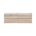 Vanité Sidney 60" - Blanc Mat
