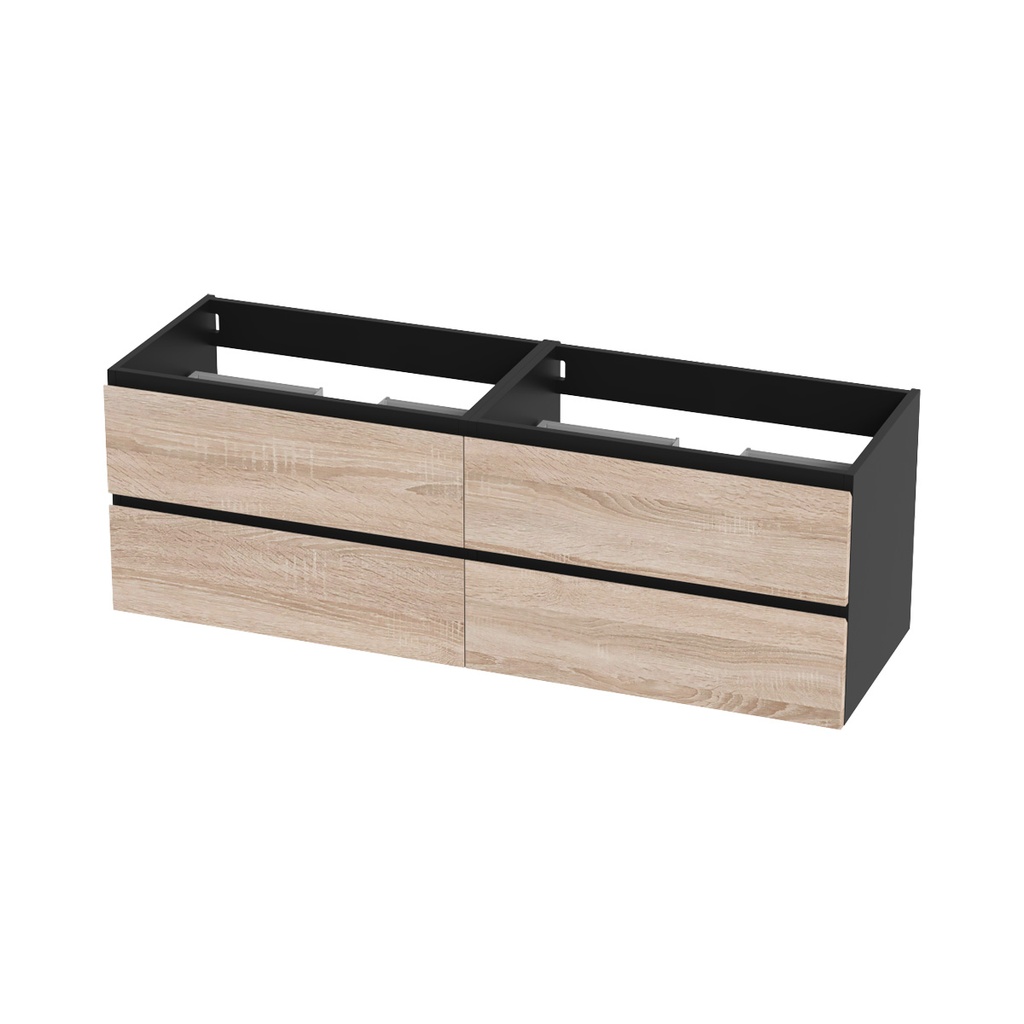 Vanité Sidney 60" - Noir Mat