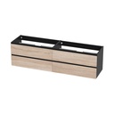 Vanité Sidney 71" - Noir Mat
