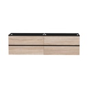 Vanité Sidney 71" - Noir Mat