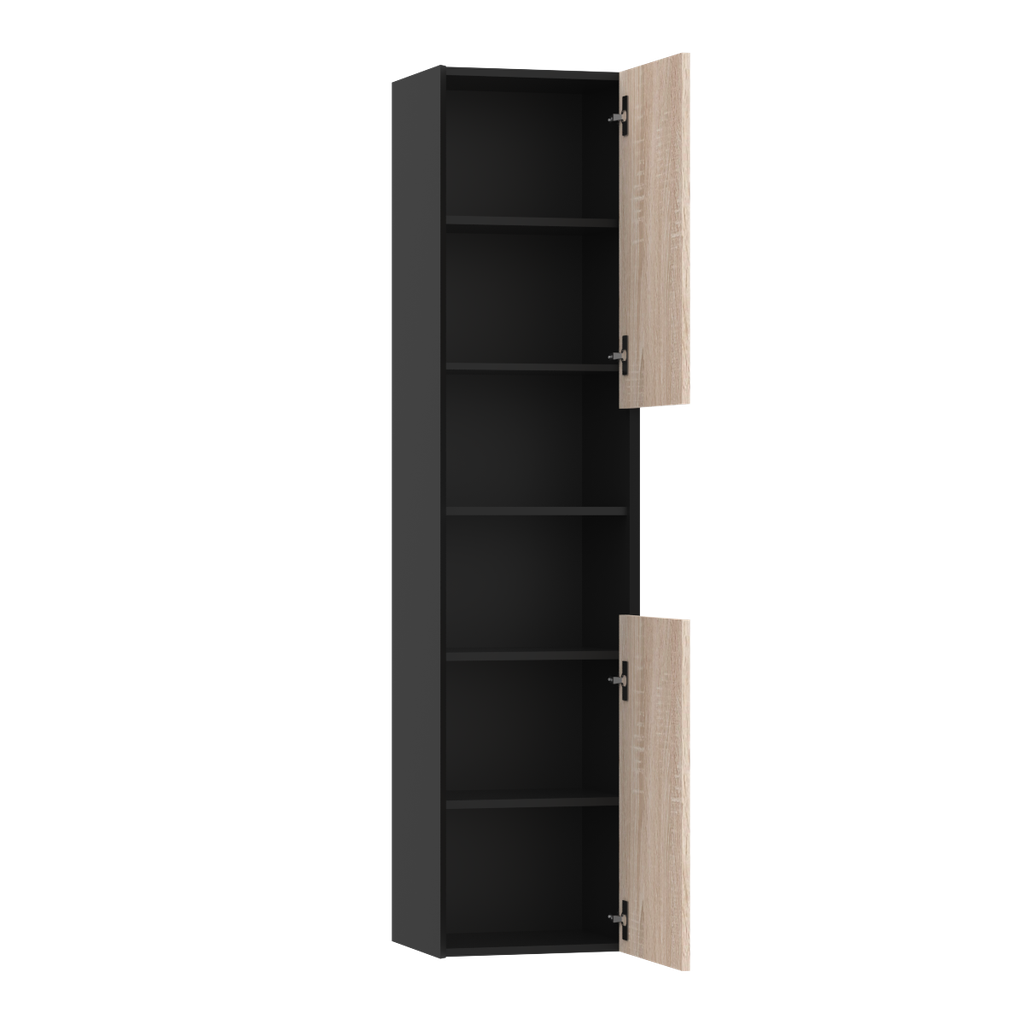 Armoire Dakar 16x67" - noir mat