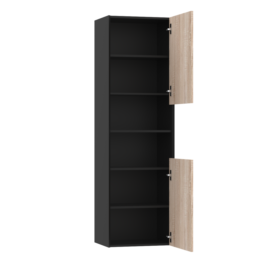 Armoire Dakar 20x67" - noir mat