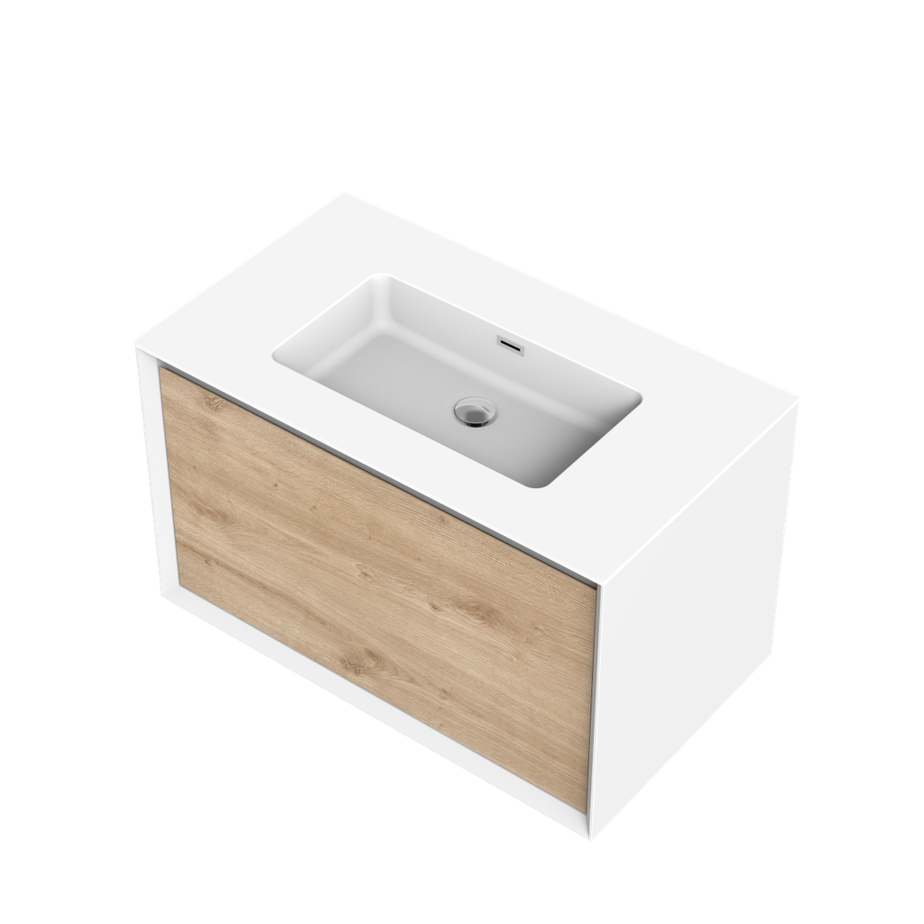 Vanité Dakar 36" - Blanc Mat