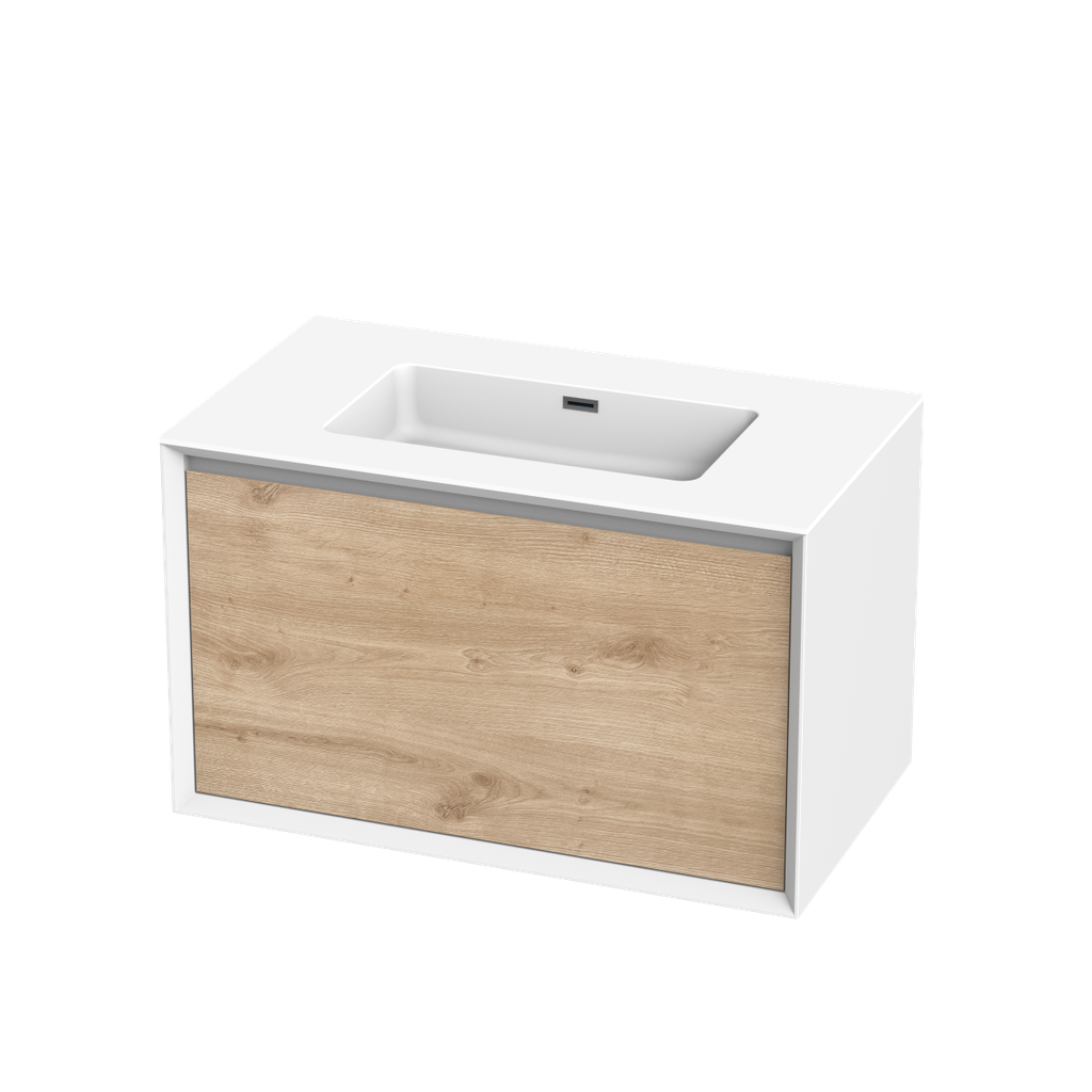 Vanité Dakar 36" - Blanc Mat
