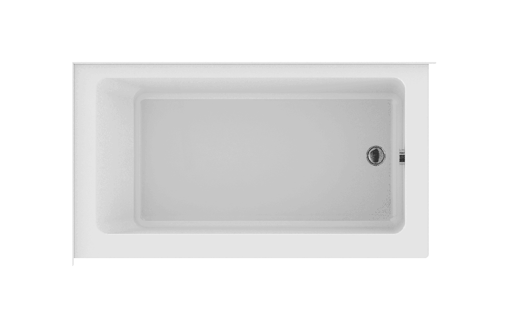 Bain Loft 6631 L-SFL - 2 jupes (devant et gauche), drain à gauche, AeroMassage™