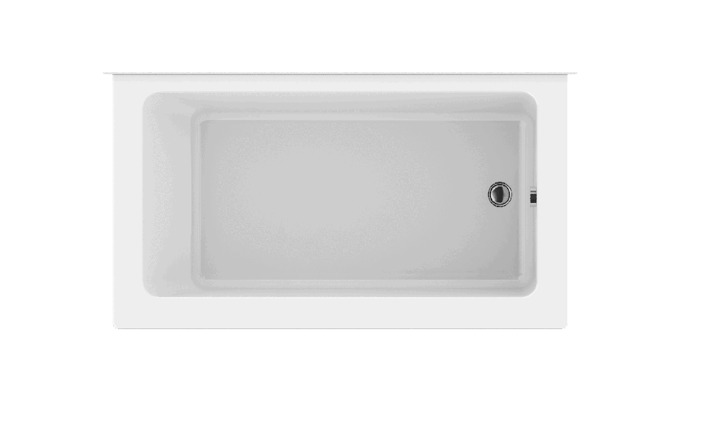 Bain Loft 6631 L-SFLR - 3 jupes (devant, gauche et droite), drain à gauche, AeroMassage™