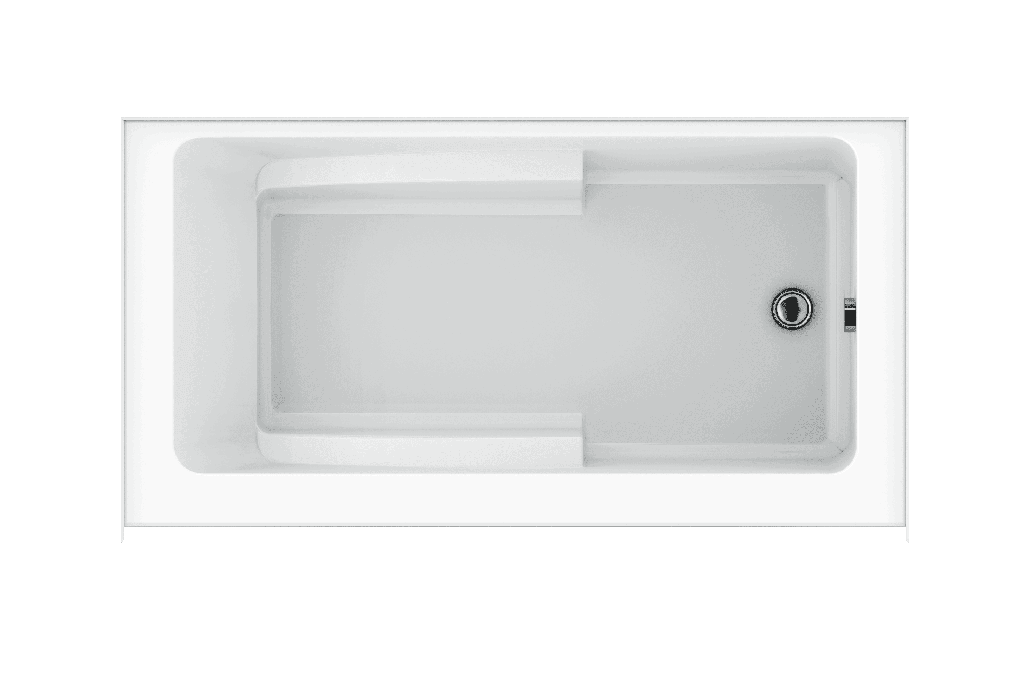 Bain Suite 6631 L-SF - 1 jupe (devant), drain à gauche, AeroMassage™