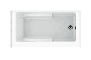 Bain Suite 6631 L-SFLR - 3 jupes (devant, gauche et droite), drain à gauche, Super AeroMassage™