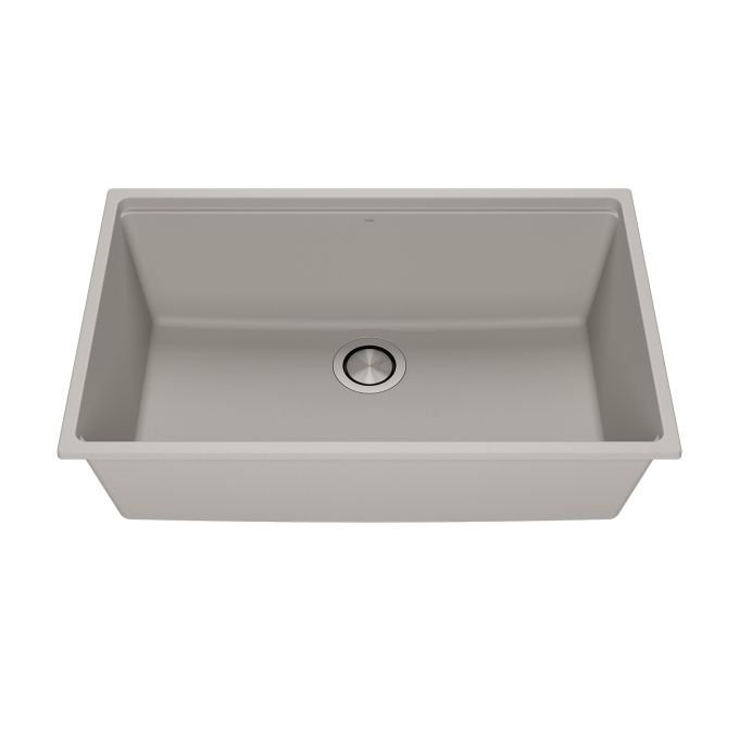 Bacia - Évier de cuisine 31'' Sous-plan - Gris galet