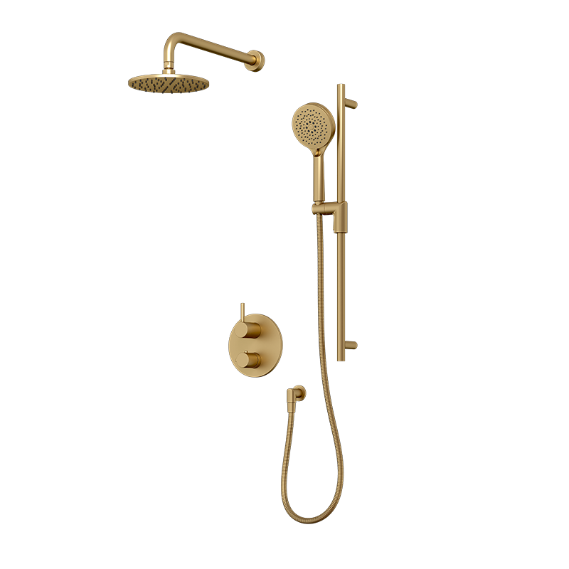 Vertigo - Ensemble de douche thermostatique 1/2'' - OR