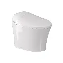 Toilette Intelligente O Smart, Allongée, Simple Chasse de 4 L. Map 800g, Siège Bidet, Blanc Lustré,