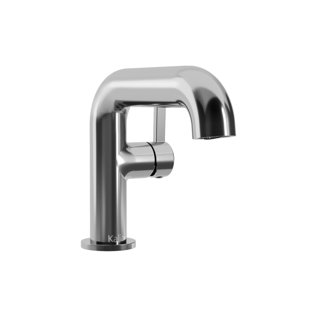 Basico™ Robinet de Lavabo Monotrou avec Drain à Pression et Trop-plein Chrome