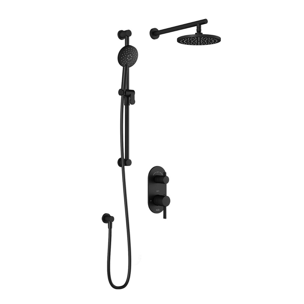 Roundone™ Td2 : Aquatonik™ T/p With Diverter Shower System With Wallarm Matte Black