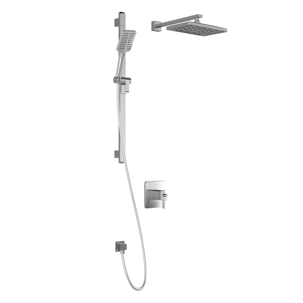 Grafik™ Tcd1 Premia : Aquatonik™ T/p Coaxial Shower System With Wallarm Chrome