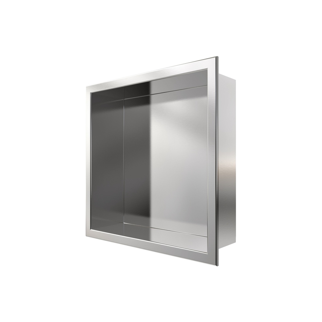 Sonna I - Niche de douche carré - 13 1/4'' - Brossé