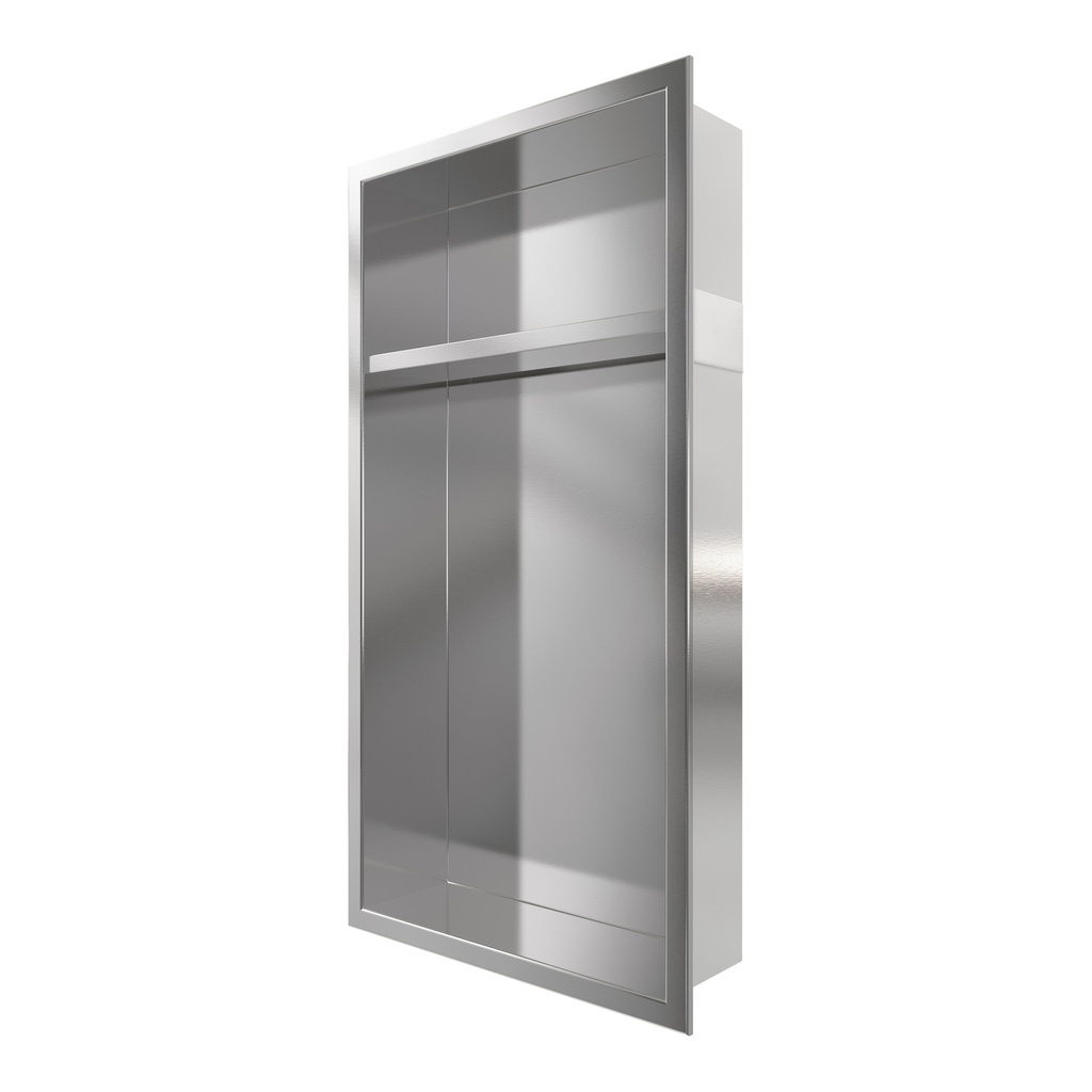 Stella I - Niche de douche 25'' x 11'' - Acier inoxydable brossé