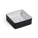 Legend IV - Lavabo vasque 14 3/8'' - Noir & Blanc