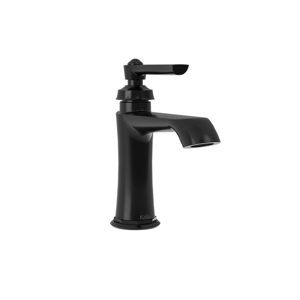 Rustik™ Robinet Monotrou de Lavabo avec Drain à Pression et Trop-plein Noir