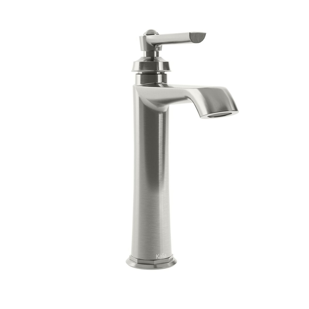 Rustik™ Grand Robinet Monotrou de Lavabo Nickel Pur Pvs