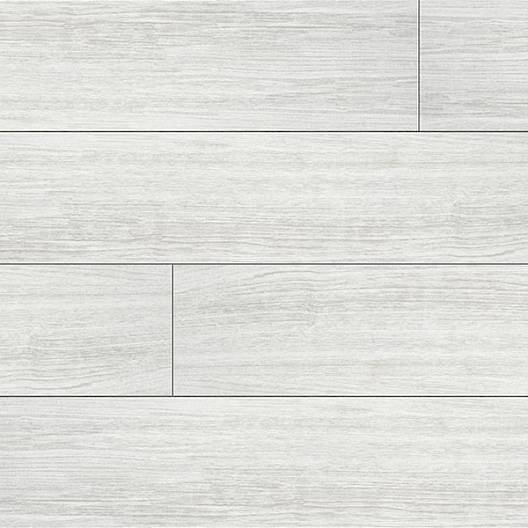 CARREAUX DE PORCELAINE LAKELAND - 6 po x 36 po x 9 mm - BLANCO - Boite de 9 morceaux