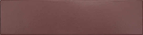 CARREAUX DE PORCELAINE STROMBOLI - 4 po x 15 po x 9 mm - OXBLOOD MAT - Boite de 19 morceaux