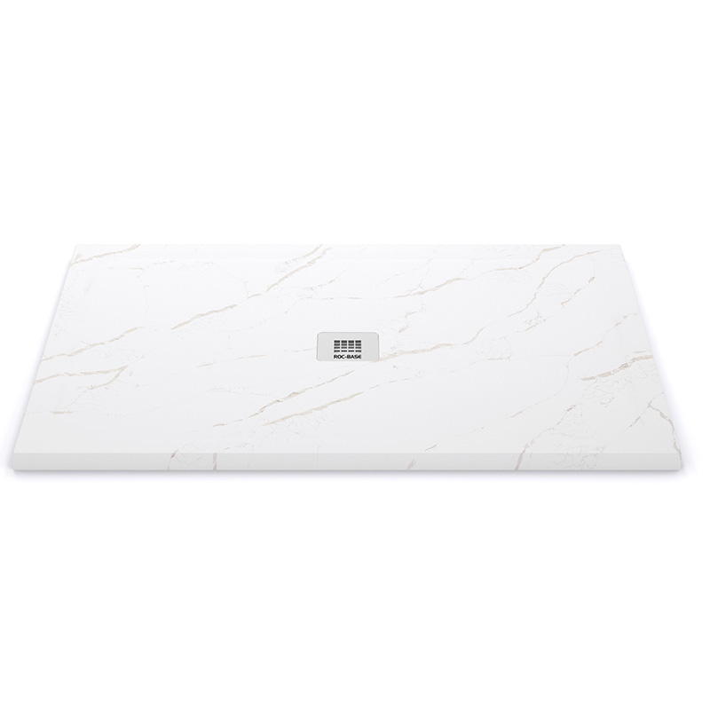 Roc-Base, Zero, 60"x36" [Calacatta Extra - Quartz blanc, grandes veines]