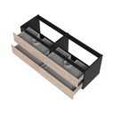 Vanité Sidney 60" - Noir Mat
