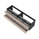 Vanité Sidney 71" - Noir Mat