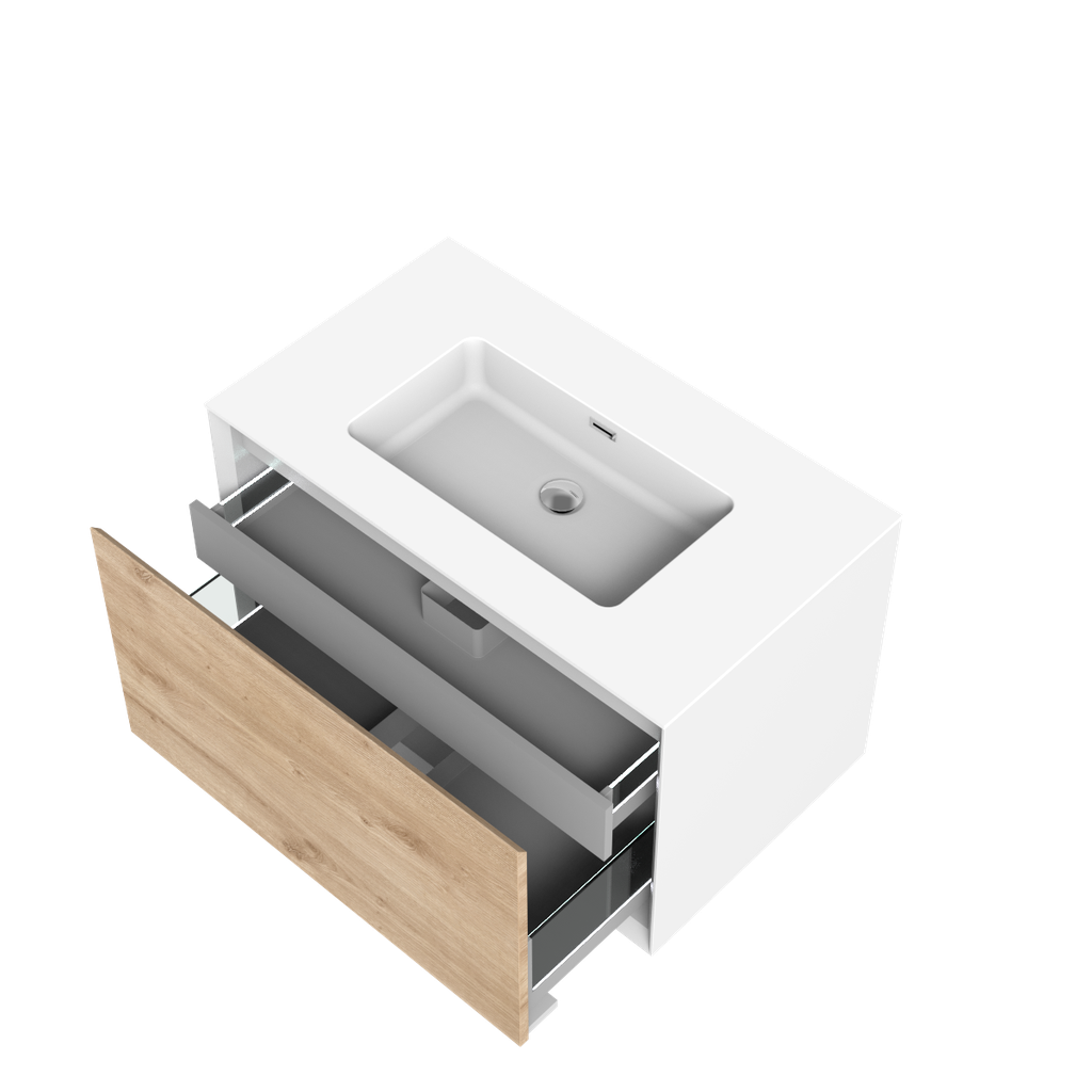 Vanité Dakar 36" - Blanc Mat