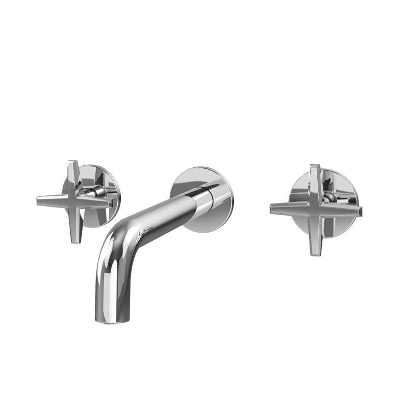 LEXA ROBINET DE LAVABO MURAL SANS DRAIN CHROME