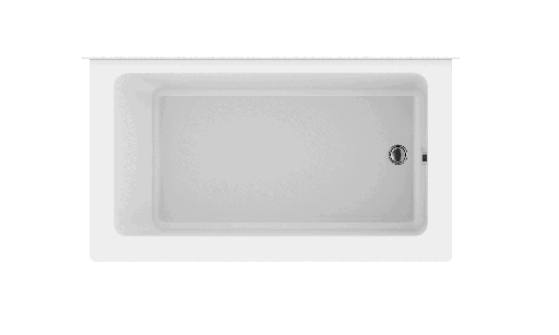 Bain Loft 6631 R-SFR - 2 jupes (devant et droite), drain à droite, Super AeroMassage™