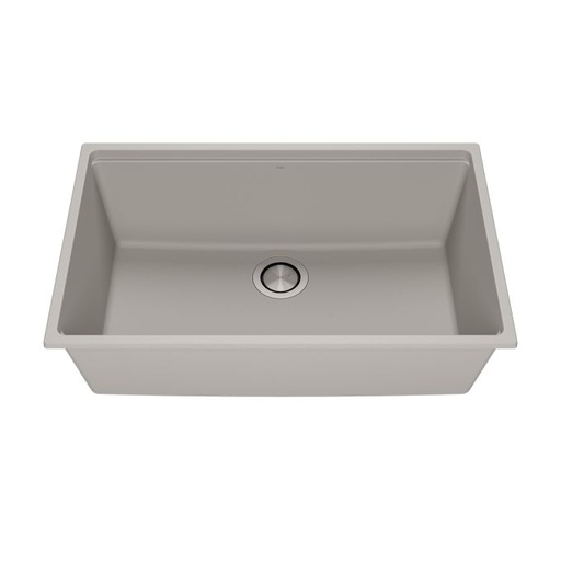 Bacia - Évier de cuisine 31'' Sous-plan - Gris galet