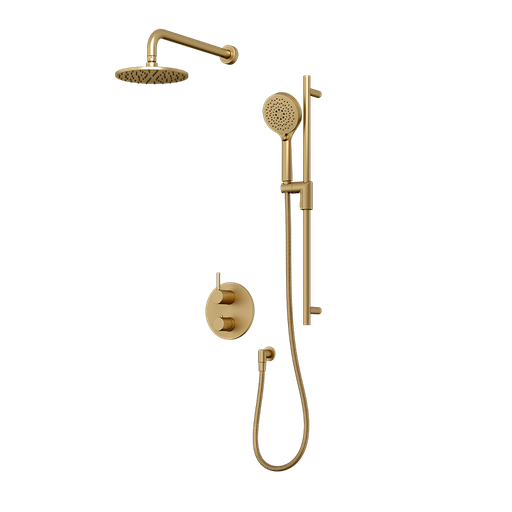 Vertigo - Ensemble de douche thermostatique 1/2'' - OR