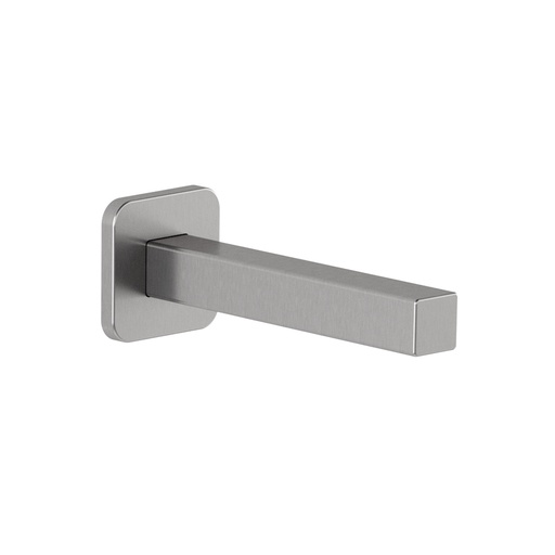 Bec de Bain Mural Carré ½'' Cuivre "slip Fit" Ou Entrée D'eau Mâle ½ Npt avec Ajustement 76mm (3'') Nickel Pur Pvs