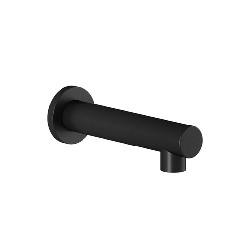 Bec de Bain Mural Rond Noir Mat