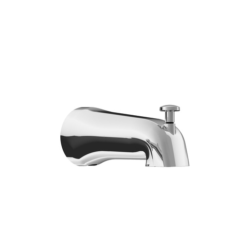 Bec de Bain Mural Carré de Type "split Fit" avec Déviateur Chrome