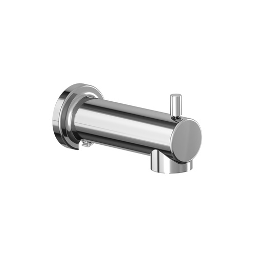 Bec de Bain Rond avec Inverseur et Installation Rapide Chrome