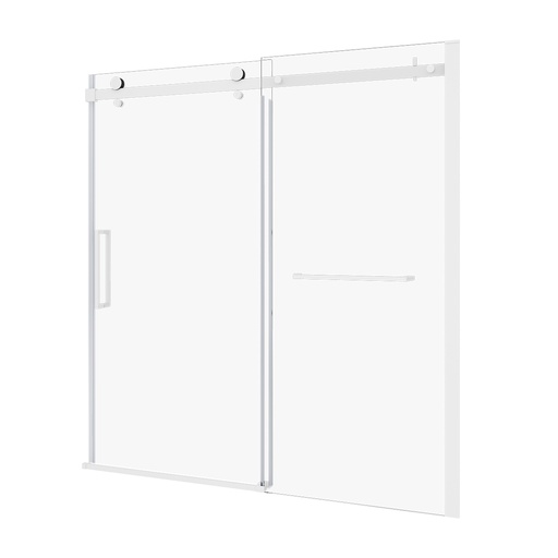 Bellini 60 porte alcove blanc mat clair