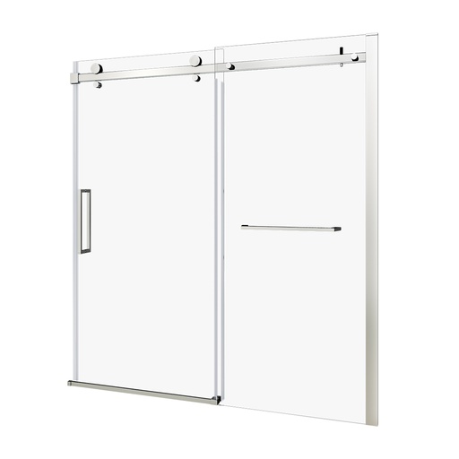 Bellini 60 porte alcove chrome clair