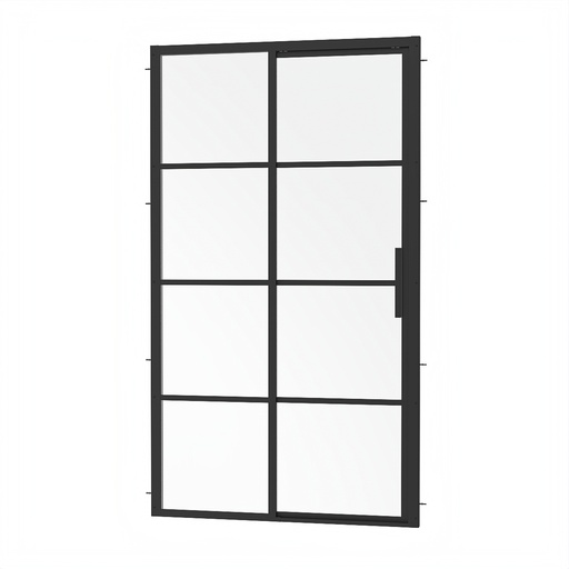 Mecanex 48'' porte alcove noir clair GAUCHE