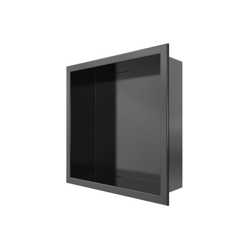 Sonna II - Niche de douche carré - 13 1/4'' - Noir Mat